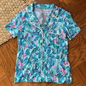 Lilly Pulitzer PJ button down top